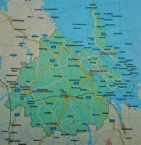 östhammars kommun karta